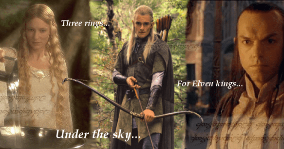 A Lord of the Rings image created for a graphics contest at GalacticaBBS