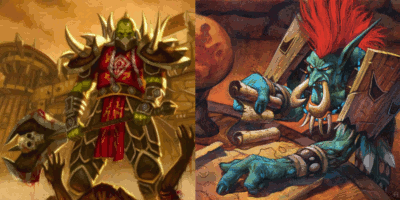 An election banner for Varok Saurfang and Vol'jin