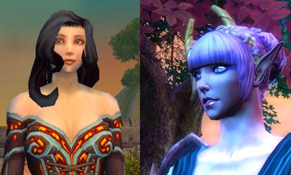A comparison of World of Warcraft and Rift character models