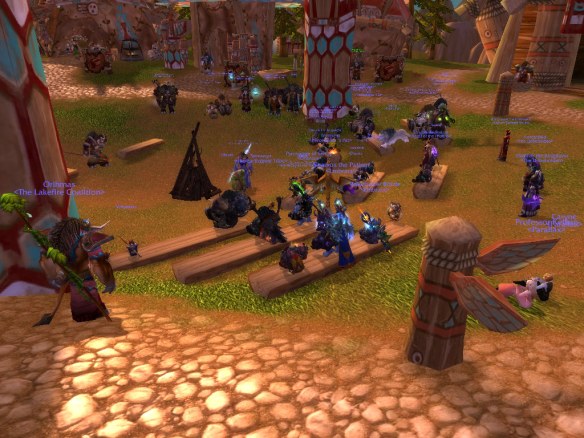 Story circle The weekly story circle in Thunder Bluff on Wyrmrest Accord