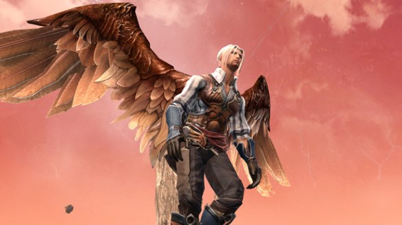 A winged Elosian in Aion