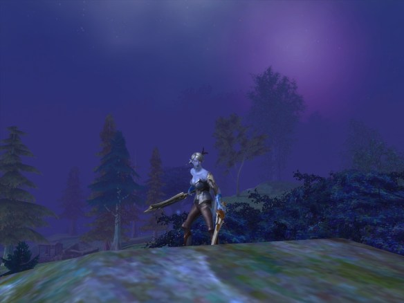My character in Aion, an Asmodian ranger
