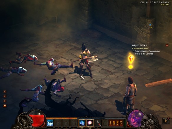 My wizard in the Diablo III open beta