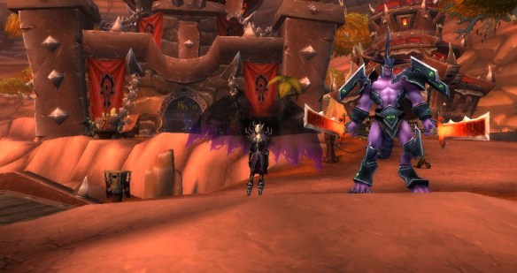 My warlock stylin' and profilin' with dark apotheosis in the Mists of Pandaria beta