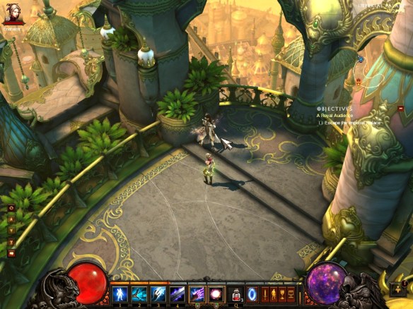 The city of Caldeum in Diablo III