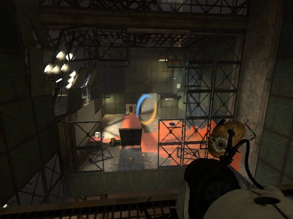 A screenshot from Portal 2