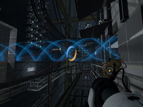 A scteenshot from Portal 2
