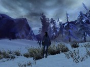 My thief traveling through Snowden Drifts in Guild Wars 2