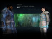 A conversation cinematic in Guild Wars 2