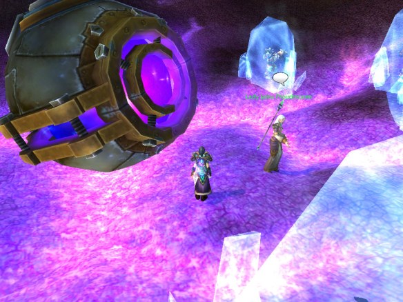 My rogue meeting up with Jaina Proudmoore in the Theramore's Fall scenario