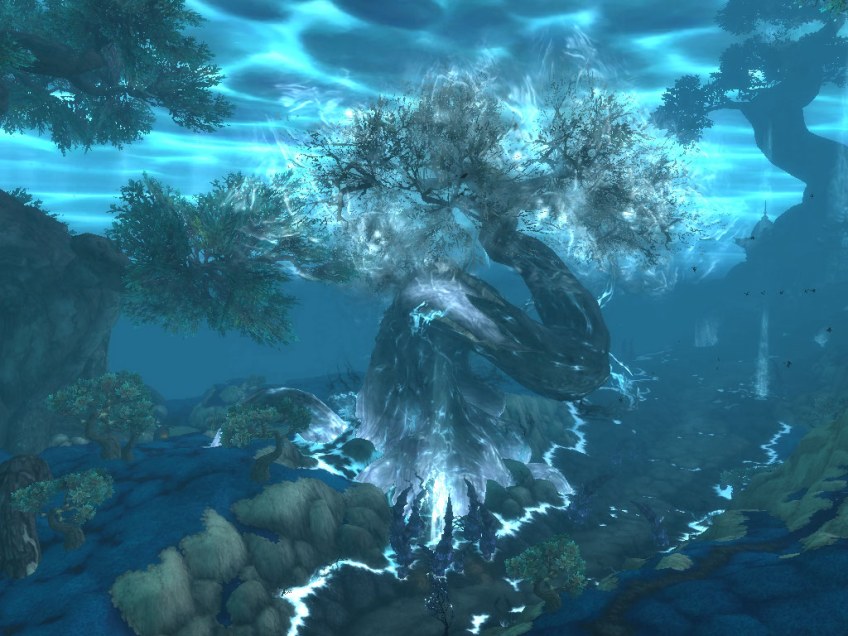 A Sha-tainted kypari tree in the Dread Wastes