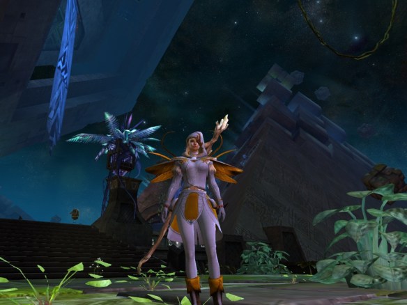 My mesmer showing off her gear in Rata Sum