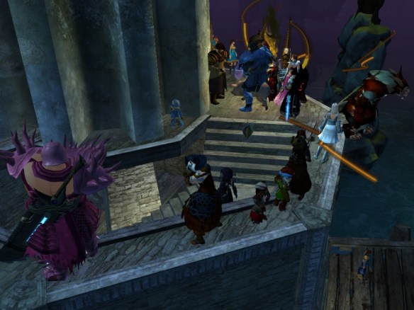 Dancing on top of the Lion's Arch lighthouse