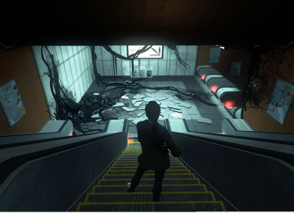 The Secret World's introductory mission in the Tokyo subway