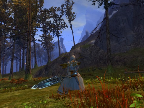My mesmer in Wayfarer Foothills in Guild Wars 2