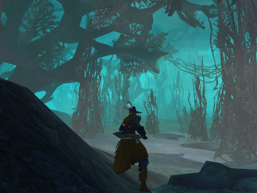 My thief in Malchor's Leap in Guild Wars 2