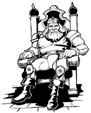 Art of Llane Wrynn, king of Stormwind