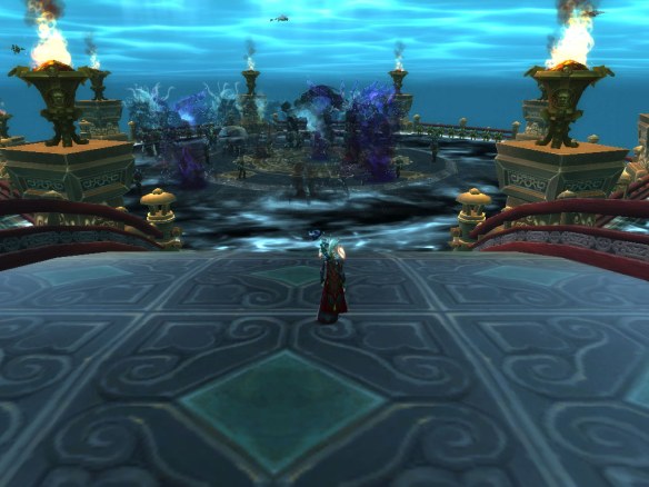 Garrosh Hellscream prepares to ring the Divine Bell