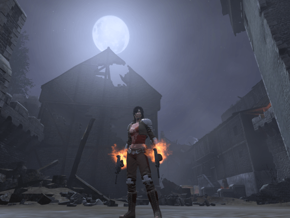 The moonlit ruins of Transylvania in The Secret World