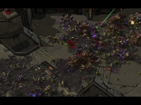 The Zerg Swarm in Starcraft II: Heart of the Swarm