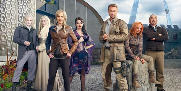 The cast of Defiance