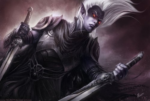 Art of a Drow warrior