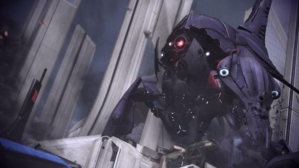 A Reaper destroyer in Mass Effect 3