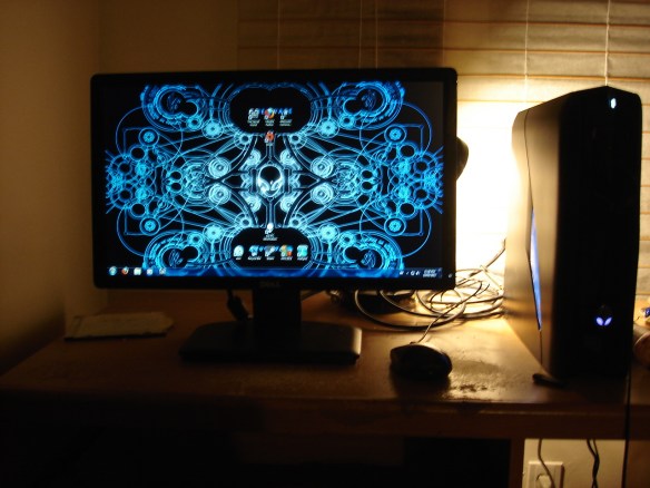 My glorious new Alienware gaming desktop