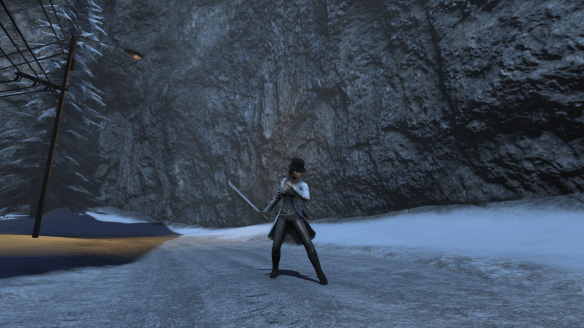 My Templar modeling her Puritan deck uniform in The Secret World