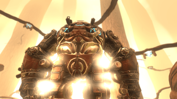 A custodian in Agartha in The Secret World