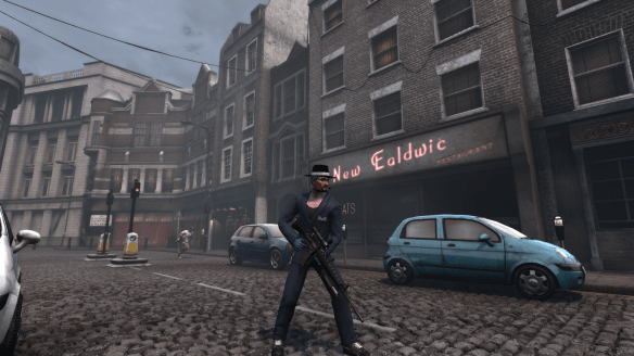 My Illuminati alt shows off his "gangsta" look in London in The Secret World