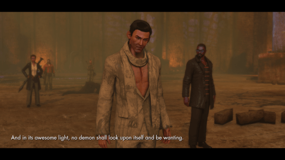 Theodore Wicker at the end of Hell Eternal in The Secret World