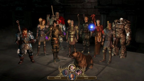 My full party in Dragon Age: Origins