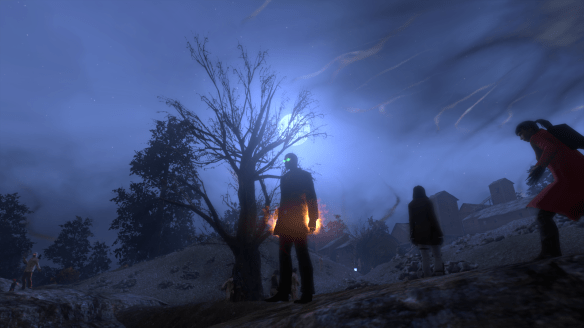 My Dragon under the moonlight in Blue Mountain