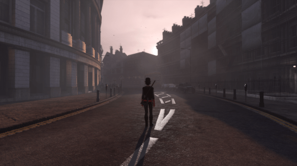 My Templar enjoys the evening air in The Secret World's London