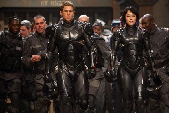 Raleigh Becket and Mako Mori in Pacific Rim