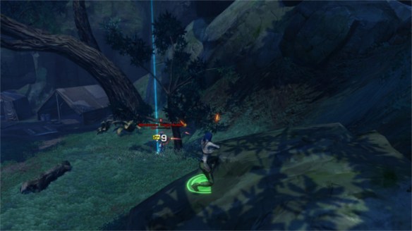 My Imperial agent pew pewing in Star Wars: The Old Republic