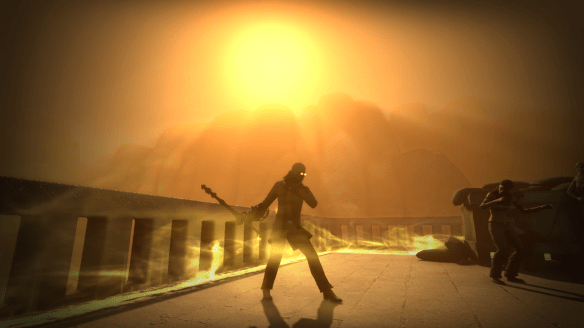 Caught in a dust storm during the Hotel scenario in The Secret World