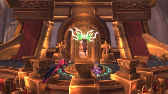 My warlock earns her legendary cloak at the Seat of Knowledge