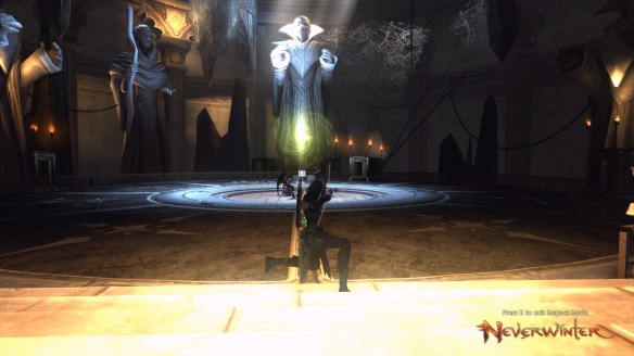 My hunter ranger doing battle in Neverwinter