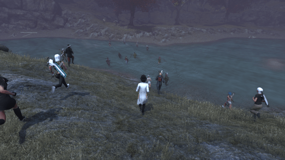 Players rushing to defeat Hel in The Secret World
