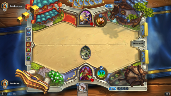 A game of Hearthstone