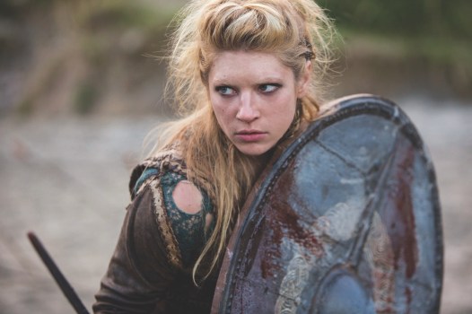 Katheryn Winnick in her role as Lagertha in Vikings