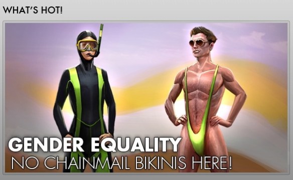 Art of the "Gender Equality" outfit in The Secret World