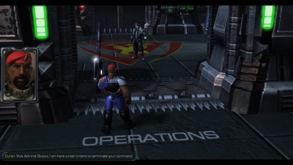 Duran confronts Stukov in the StarCraft: Mass Recall mod