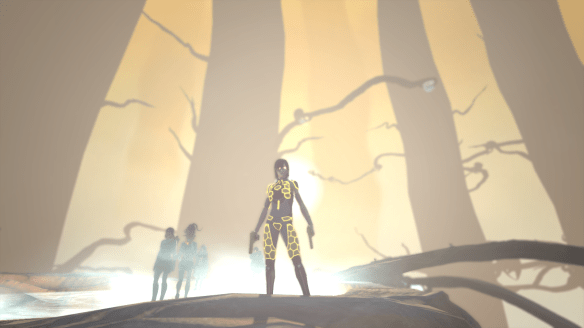 My Templar shows off her Carapace of the Immaculate Machine set during the Whispering Tide event in The Secret World