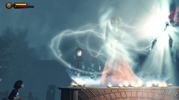 Elizabeth confronts the spectre of her "mother" in Bioshock: Infinite