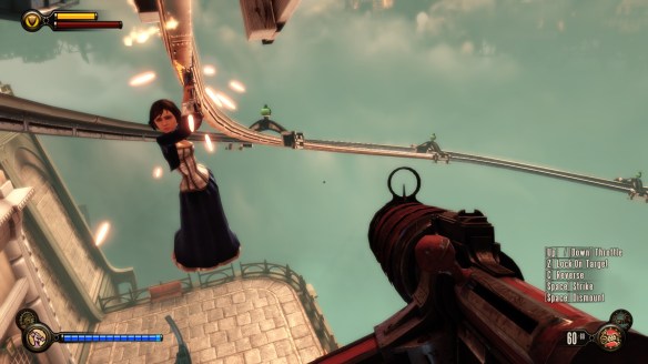 Riding the skylines with Elizabeth in Bioshock: Infinite