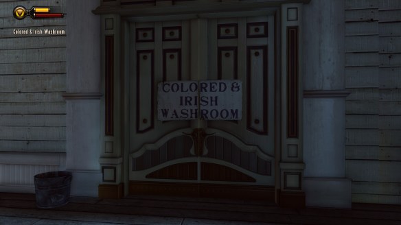 Colored and Irish washrooms in Bioshock: Infinite