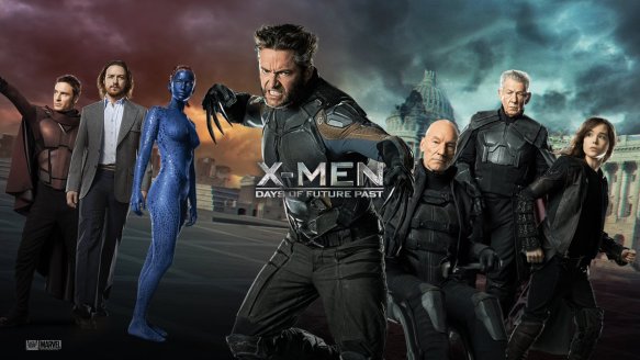 A promotional image for X-Men: Days of Future Past